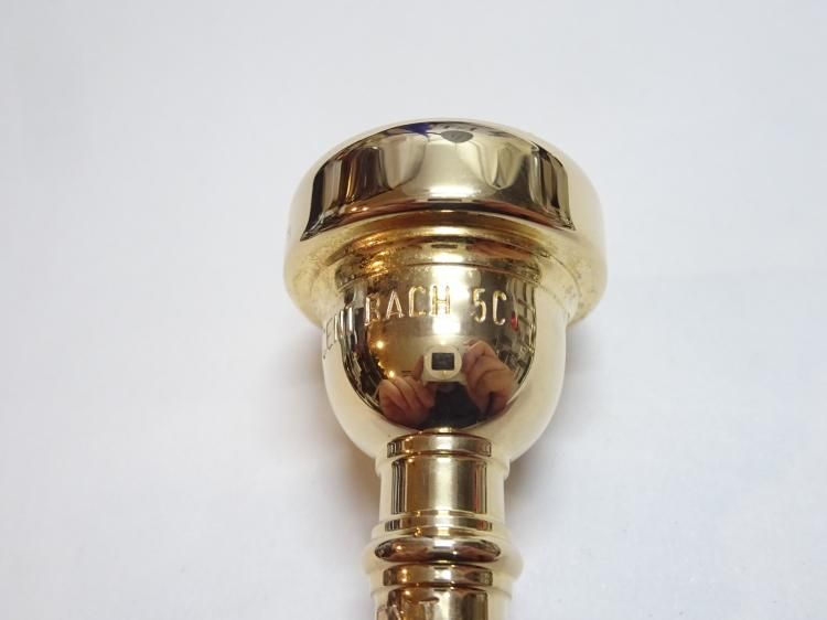 Bach バック トランペット用マウスピース 5C EXT PGP【西巣鴨】【中古