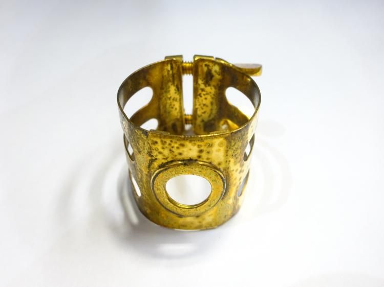 ウッドストーン テナーサックス用 リガチャー ブラス【服部管楽器