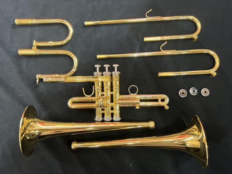 【美品 メンテナンス済】　STOMVI Master GP トランペット ストンビStomvi トランペット マスター titanium GP【服部管楽器