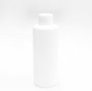 プラスチック容器 PE 200mL ホワイト【スクリューキャップ：ホワイト 中栓付き】【48個/ロット 送料無料】