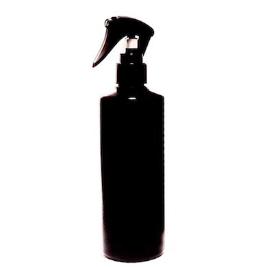 ミニトリガースプレー 500ml PE ストレートボトル [ ボトル：遮光黒  ／ トリガー：ブラック(スライドロック) ] [ 250個/ロット 送料無料 ]