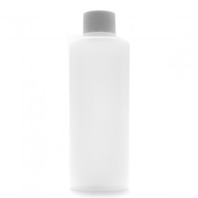 プラスチック容器 200ml PE ストレートボトル [ ボトル：半透明 ／ スクリューキャップ：ホワイト ／ 密封中栓 ][在庫セール品]