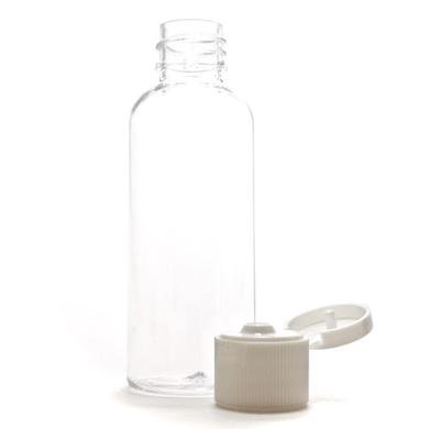 プラスチック容器 50ml PET [ヒンジキャップ：ホワイト ] [ 100個入り