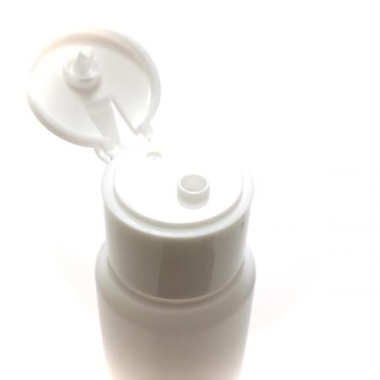 プラスチック容器 50ml PE ストレートボトル [ ボトル：ホワイト