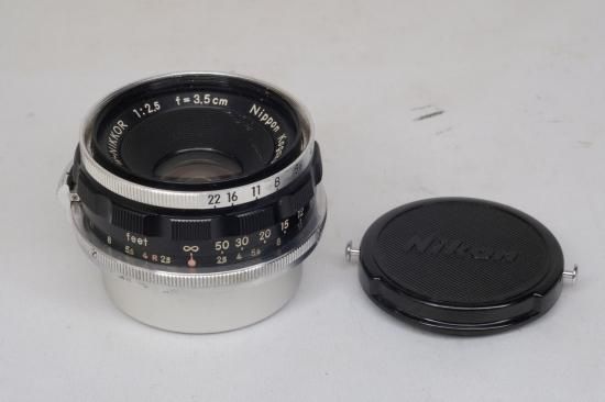 Nikon W Nikkor 35mm F2.5 外絞り 後期型 珍品 - サロンF2