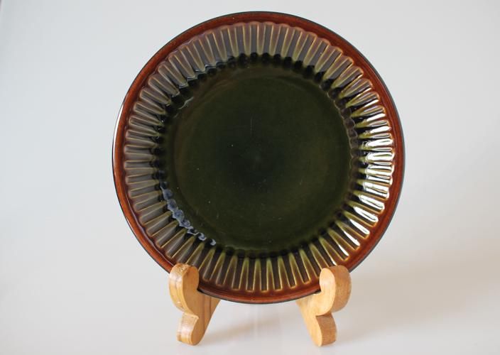 Gefle Upsala Ekeby Kosmos プレート皿19cm 緑- 暮らしのたからもの