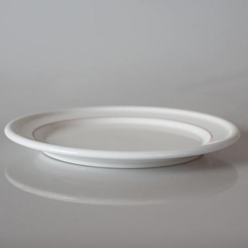 Gustavsberg／グスタフスベリ Röd linje/赤のラインのプレート皿