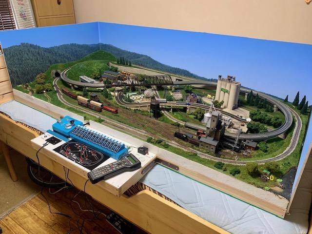 鉄道模型Nゲージジオラマ完成品-