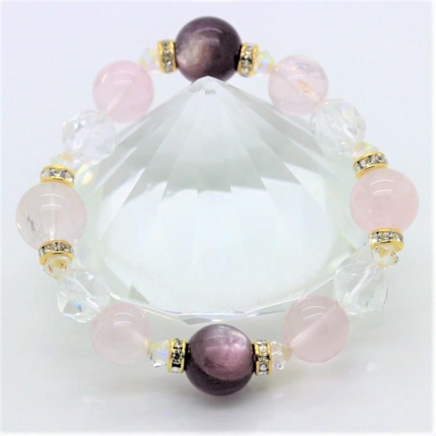 フェアリーハート（妖精の心臓）12.5mm2石 ピンクセフィラム