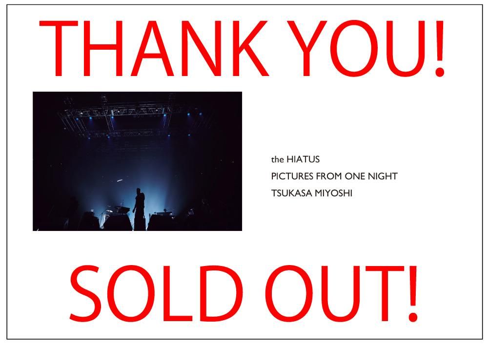 写真集 the HIATUS PICTURES FROM ONE NIGHT - Showcase Prints