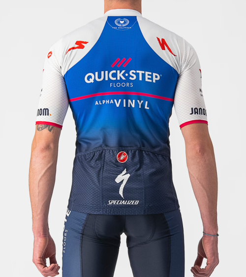 自転車ウェア 2022 Quickstep Alpha Vinyl クイックステップ 半袖ジャージ Castelli - LOHAS CYCLING