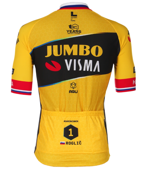 支給品 Jumbo visma サイクルジャージ AGU ユンボヴィスマ S - 自転車