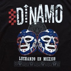 DINAMO MEXICO TOUR T-SHIRTS LUCHA BLUE Mサイズ