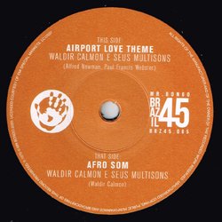 WALDIR CALMON E SEUS MULTISONS / AIRPORT LOVE THEME - discos PAPKIN