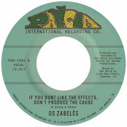 OS ZABELES / IF YOU DON'T LIKE THE EFFECTS, DON'T PRODUCE THE CAUSE