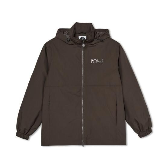 POLAR SKATE CO. - Coach Jacket - Brown- - switch