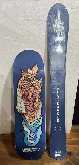 美品] スノースケート (Piecemaker Cruise) PEACEMAKER SNOWSKATE 22/23モデル CRUISE Complete 54mm