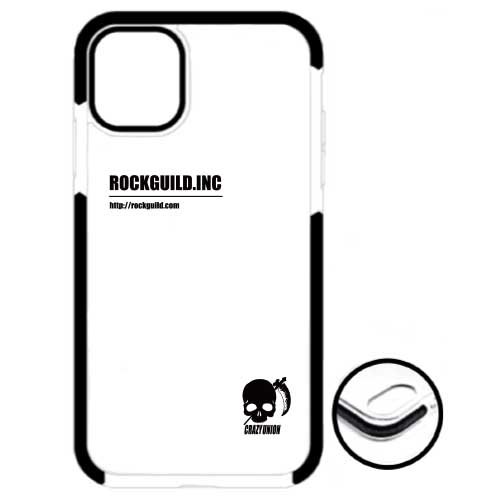 【ROCKGUILD】iPhoneクリアケース[ブラック]