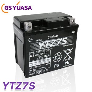 GS YUASA バイク用 バッテリー 液入り 充電済み YTZ7S ( PSZ7S / BTZ7S / TTZ7S / FTZ7S / BG7ZS 互換 )