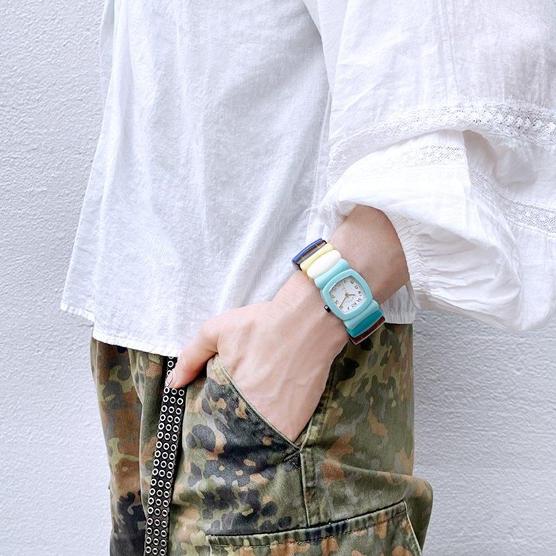 マディソンシリーズ #460 - ベビーブルー / ターコイズマルチ