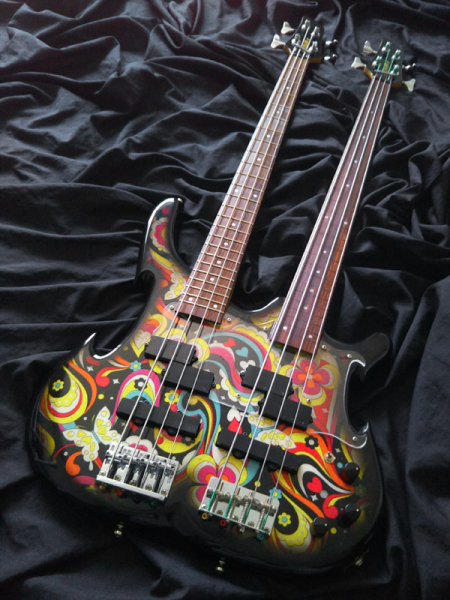 中古】a-COLOR-z Semi Order Double Neck Bass Mod - 中古楽器の販売 