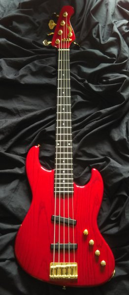 中古】Moon JJ-5B ASH/E GO Transparent Red - 中古楽器の販売 ロトミュージック 公式サイト