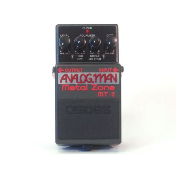 中古】ANALOG.MAN BOSS MT-2 Metal Zone Mod - 中古楽器の販売 ロト