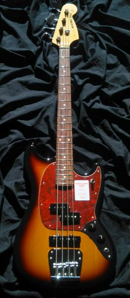 中古】Fender Made in Japan Hybrid Mustang Bass 3-Color Sunburst - 中古楽器の販売  ロトミュージック 公式サイト