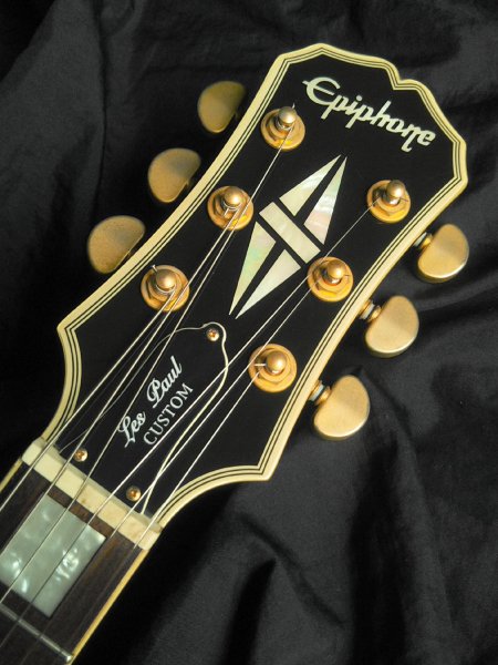 中古 Epiphone Les Paul Custom Ebony エピフォン レスポールカスタム 中古楽器の販売 ロトミュージック 公式サイト