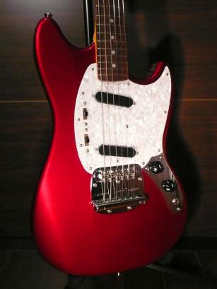 売上値下げ FenderJapan ムスタング MG69 キャンディレッド エレキギター