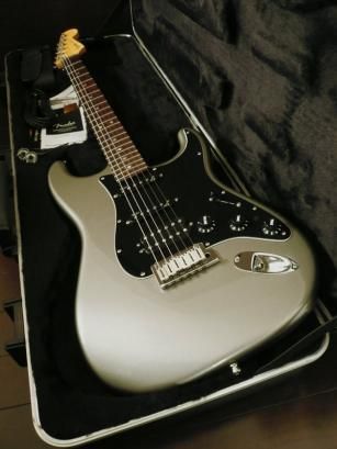 中古】Fender USA American Deluxe Stratocaster N3 HSS Tungsten/R ...