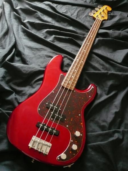 中古】Fender Japan PB62 Neck Squier PJ Body Compo PJ Bass - 中古