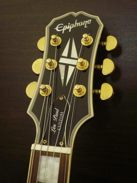 中古】Epiphone Les Paul Custom Ebony エピフォン レスポールカスタム