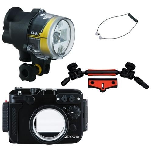 シーアンドシー Sea & Sea MDX-X10 Housing Package (with Arms, Trays and YS-D1  Strobe) - ダイビング機材の通販専門店|全国送料無料！