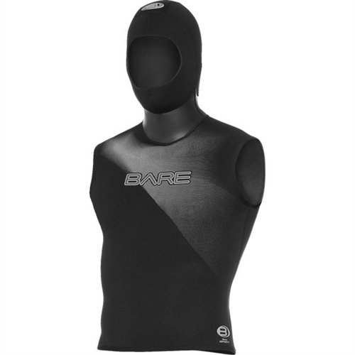 ベア Bare 5/3mm Men's Sport Hooded Vest, Black - ダイビング機材の通販専門店|全国送料無料！