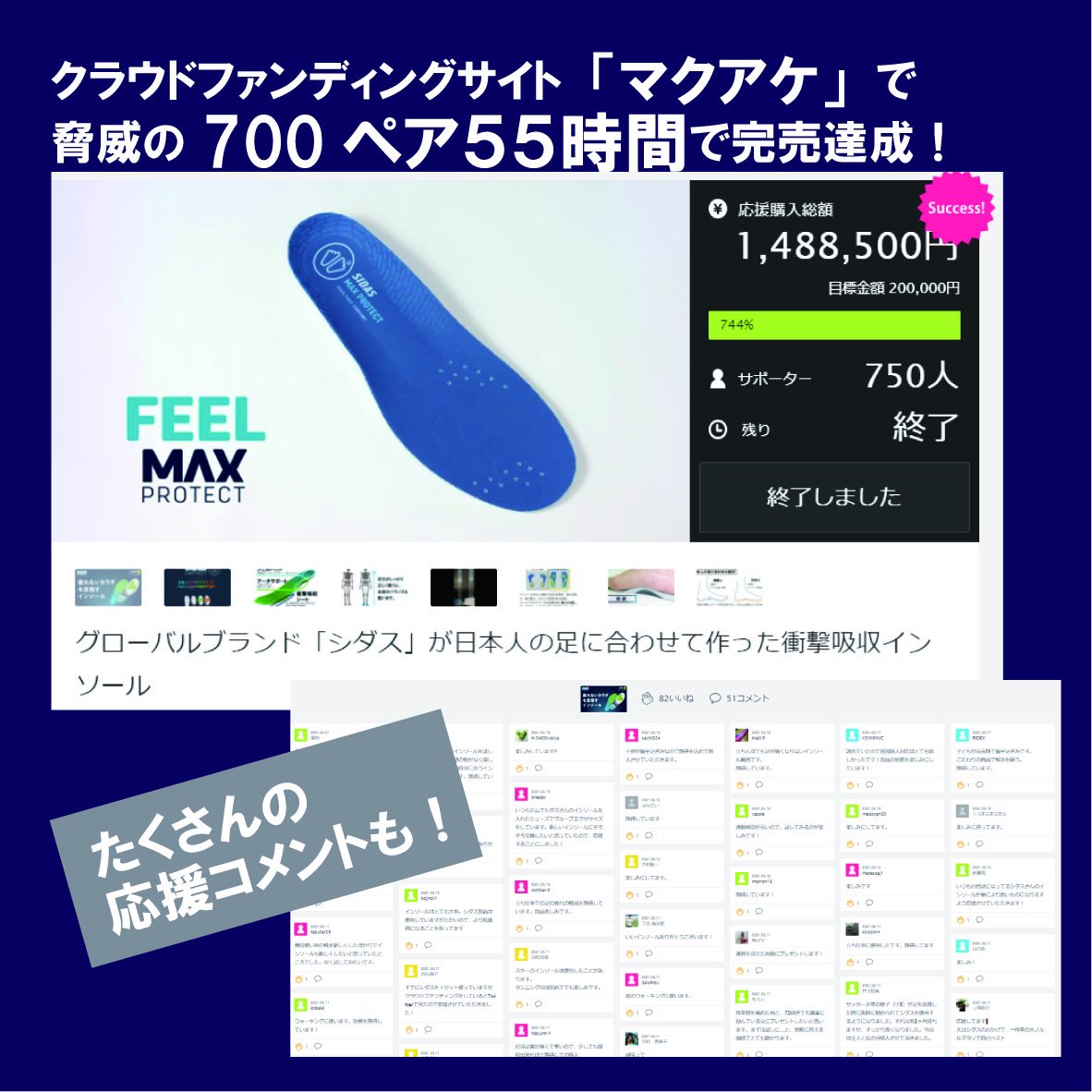 マックスプロテクト・フィール　(インソール) - SIDAS JAPAN ONLINE SHOP | シダスジャパン公式オンラインショップ