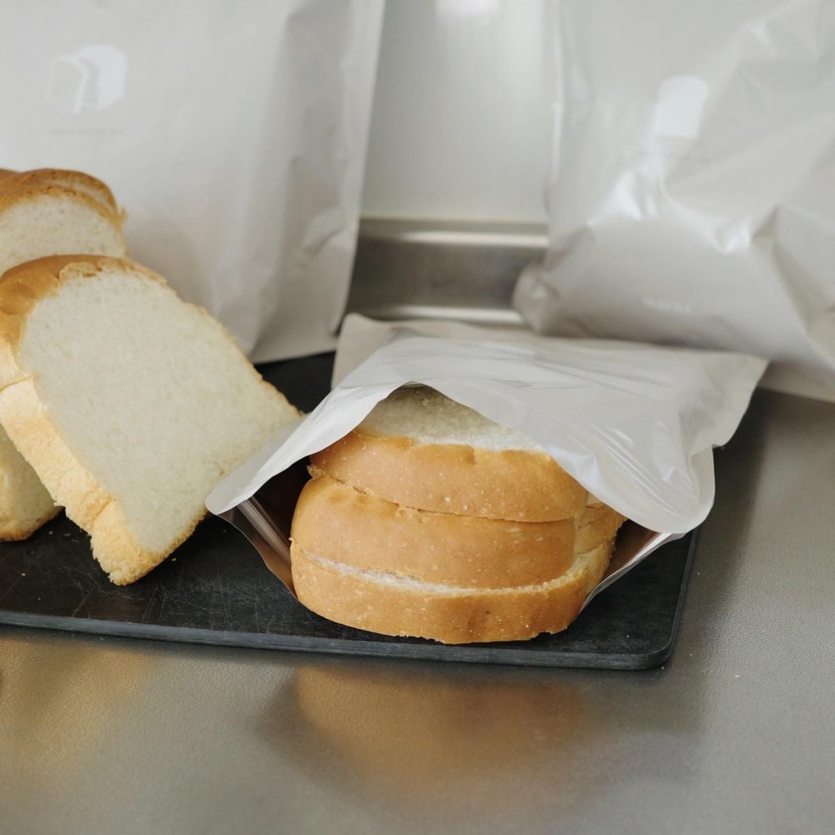 食パン 冷凍保存 Mサイズ 朝食 ぱん 袋 ロールパン チャック - 保存