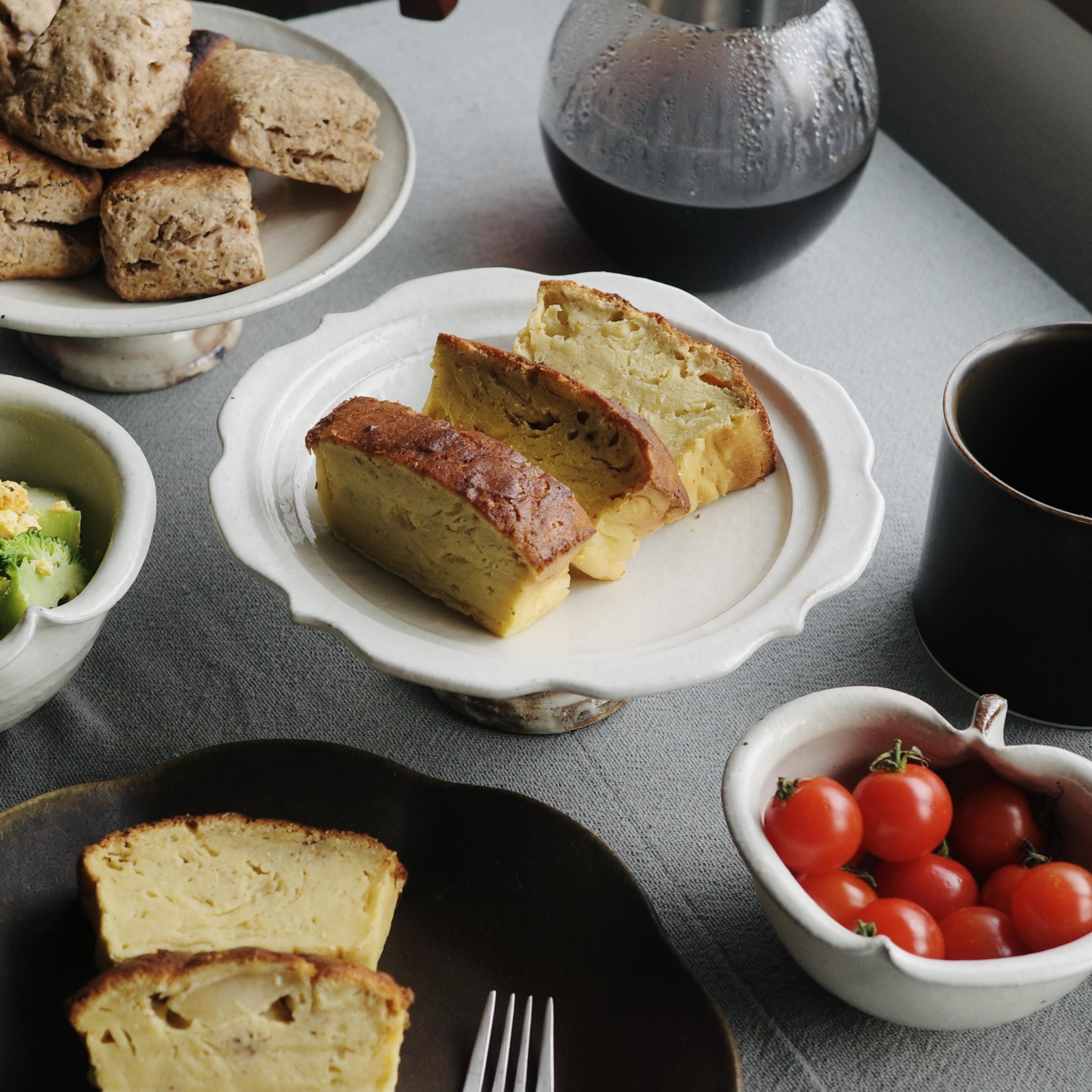 yurikosakoサコユリコ高脚コンポート皿 ブロンズ3点セット コンポート 5color 高台皿 フルーツ デザートトレー ケーキスタンド