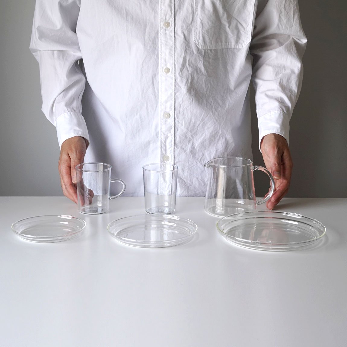 Trendglas-Jena  トレンドグラスイエナ ガラスプレート　ケーキ皿　お皿　ドイツ製　  耐熱ガラス　ワンプレート  