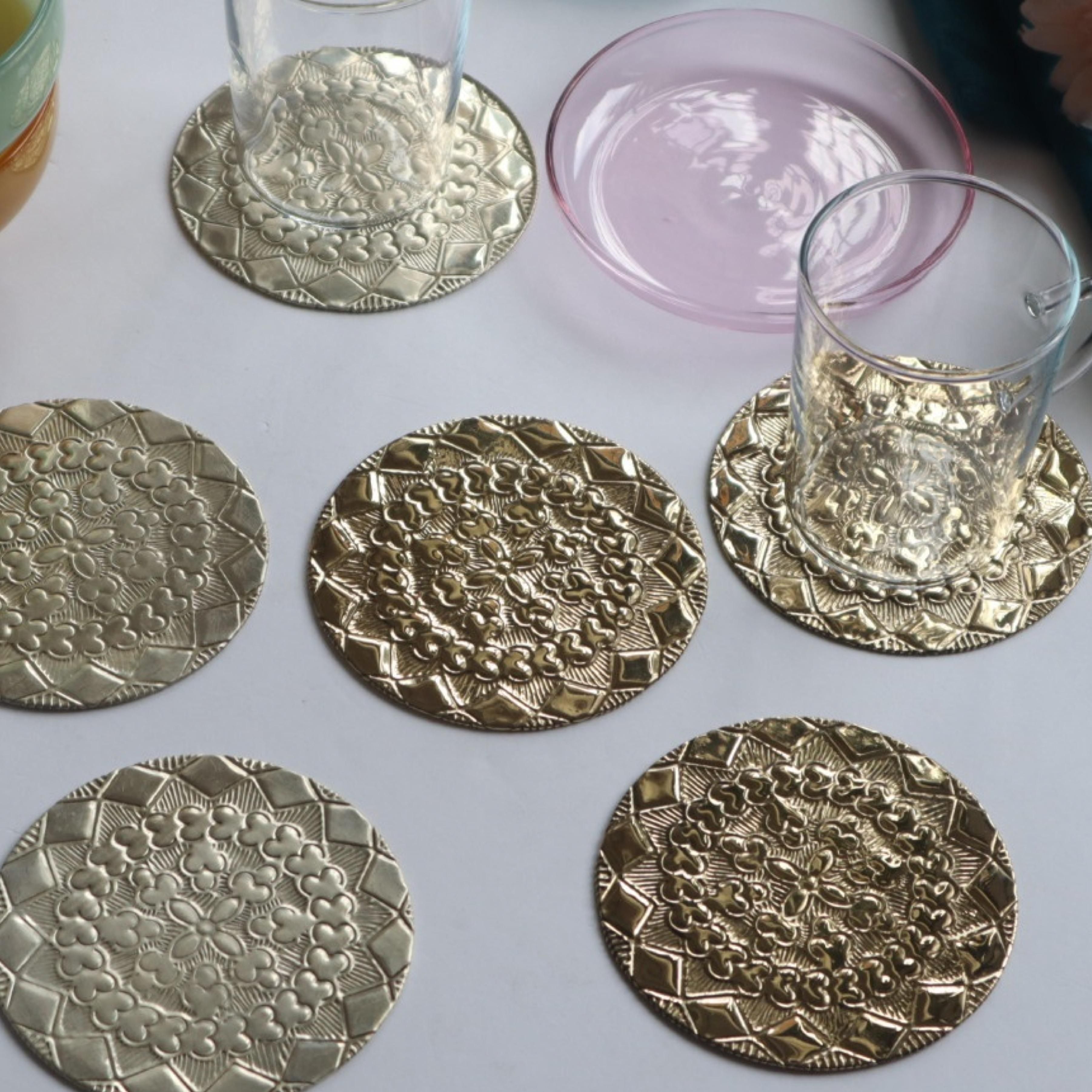 amabro | 真鍮コースター | インド製 - Anchor Bridge アンカー