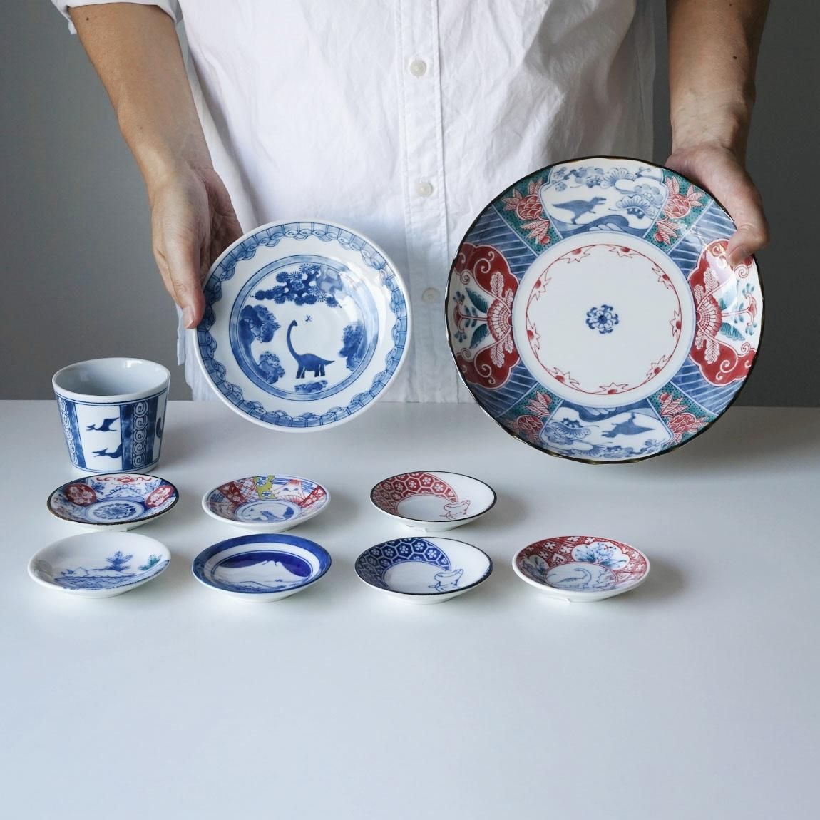 江波皿    大皿 江戸っ子恐竜 | 大皿 23cm - Anchor Bridge アンカーブリッジ ONLINE