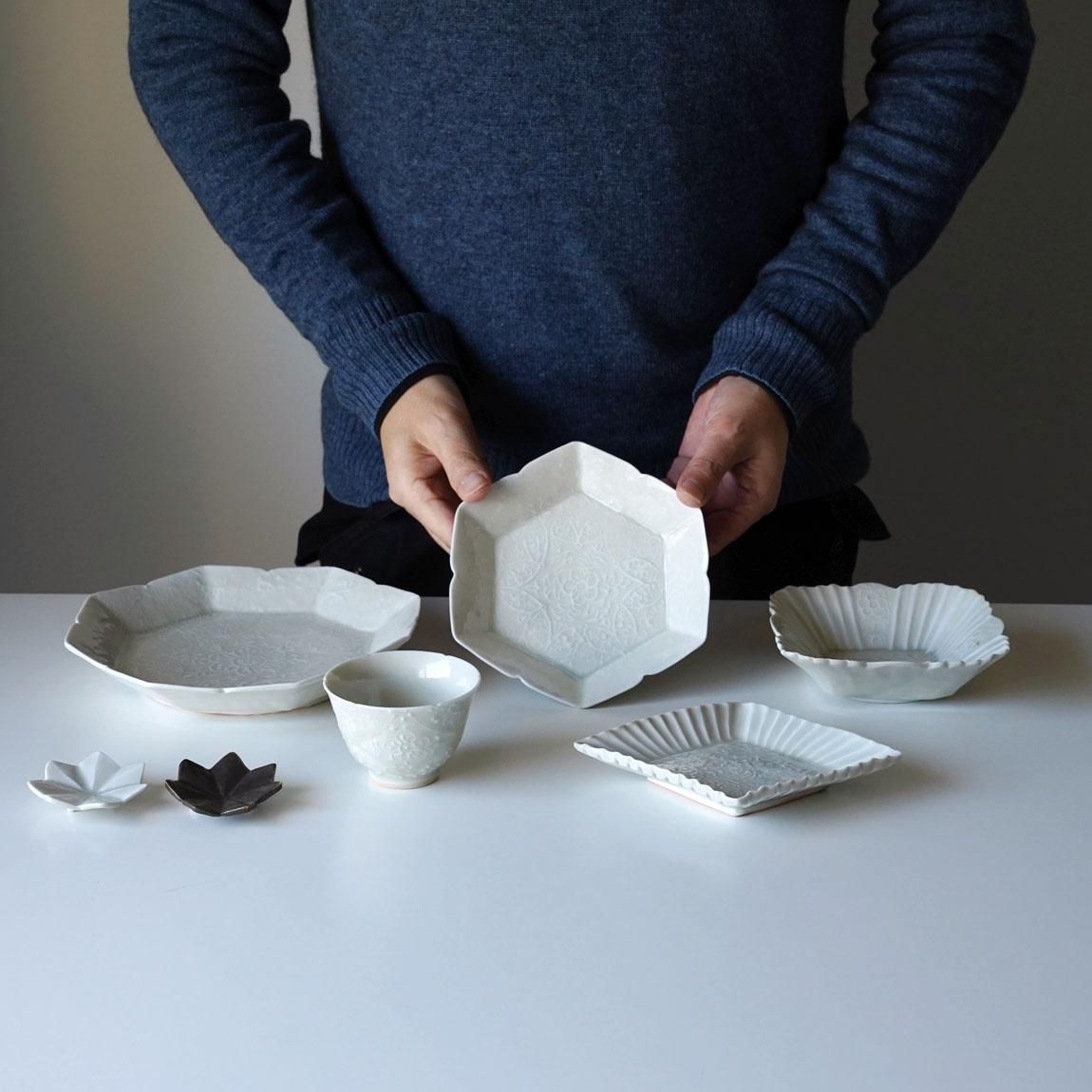 前田麻美 / 花七宝 / 5寸皿 / 八角皿 / プレート | 美しい器たち