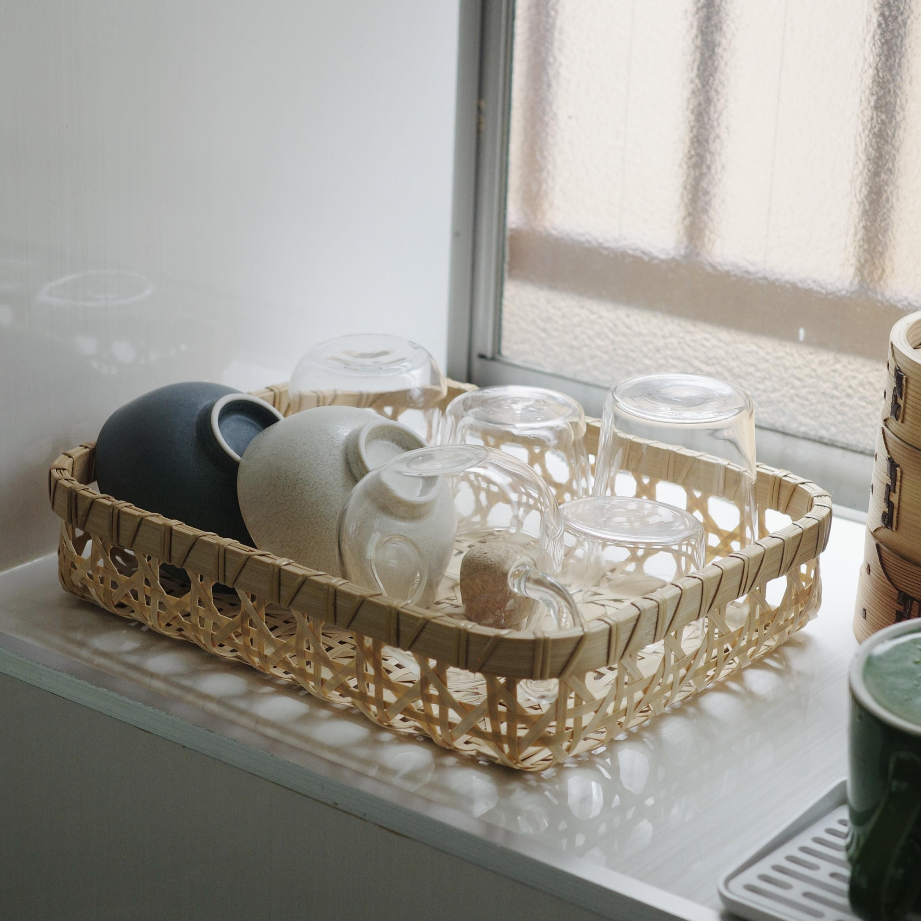 八ツ目編み | 収納かご | 白竹 - Anchor Bridge アンカーブリッジ