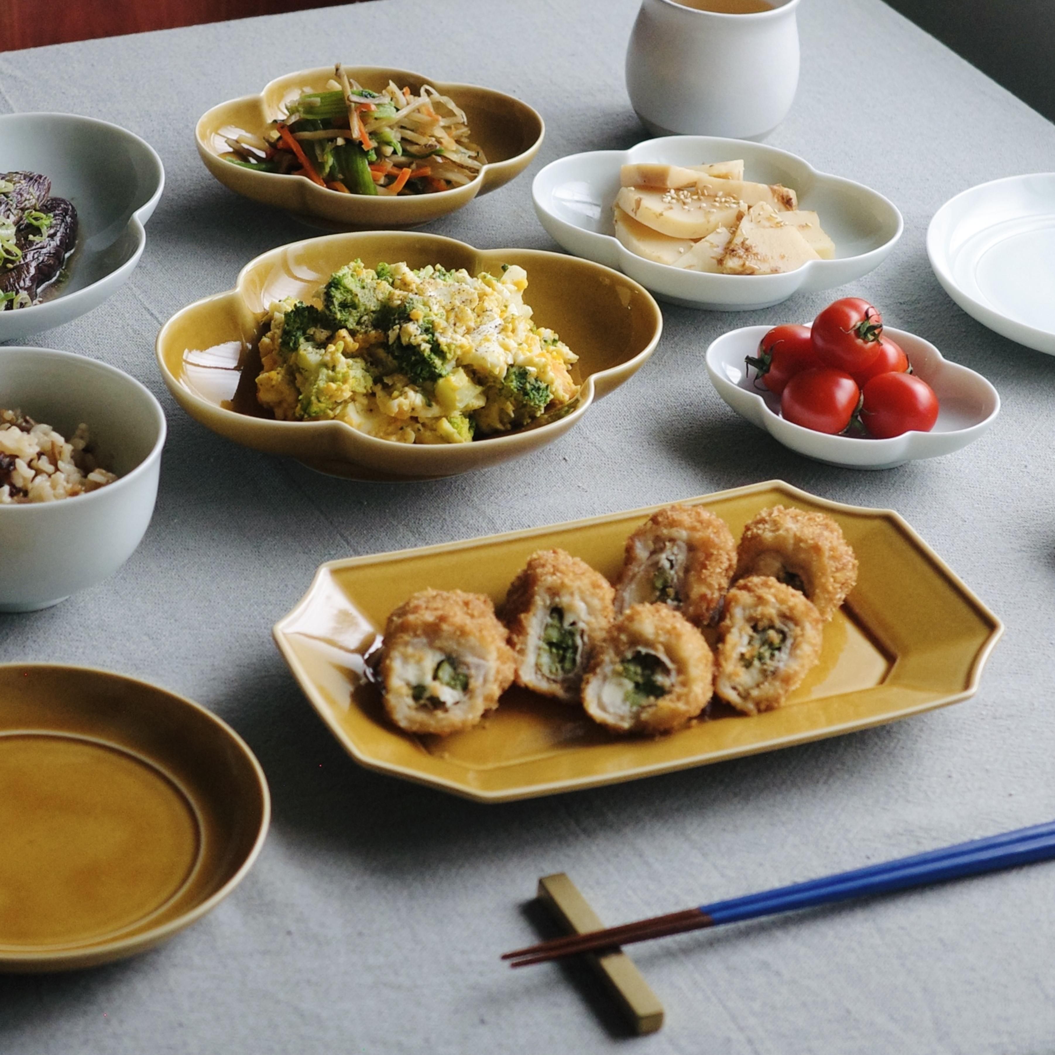 瑞々 mizu-mizu めし碗 お茶碗 飯碗 深山 小田陶器  長皿　角皿 魚皿 木瓜 長鉢  小鉢