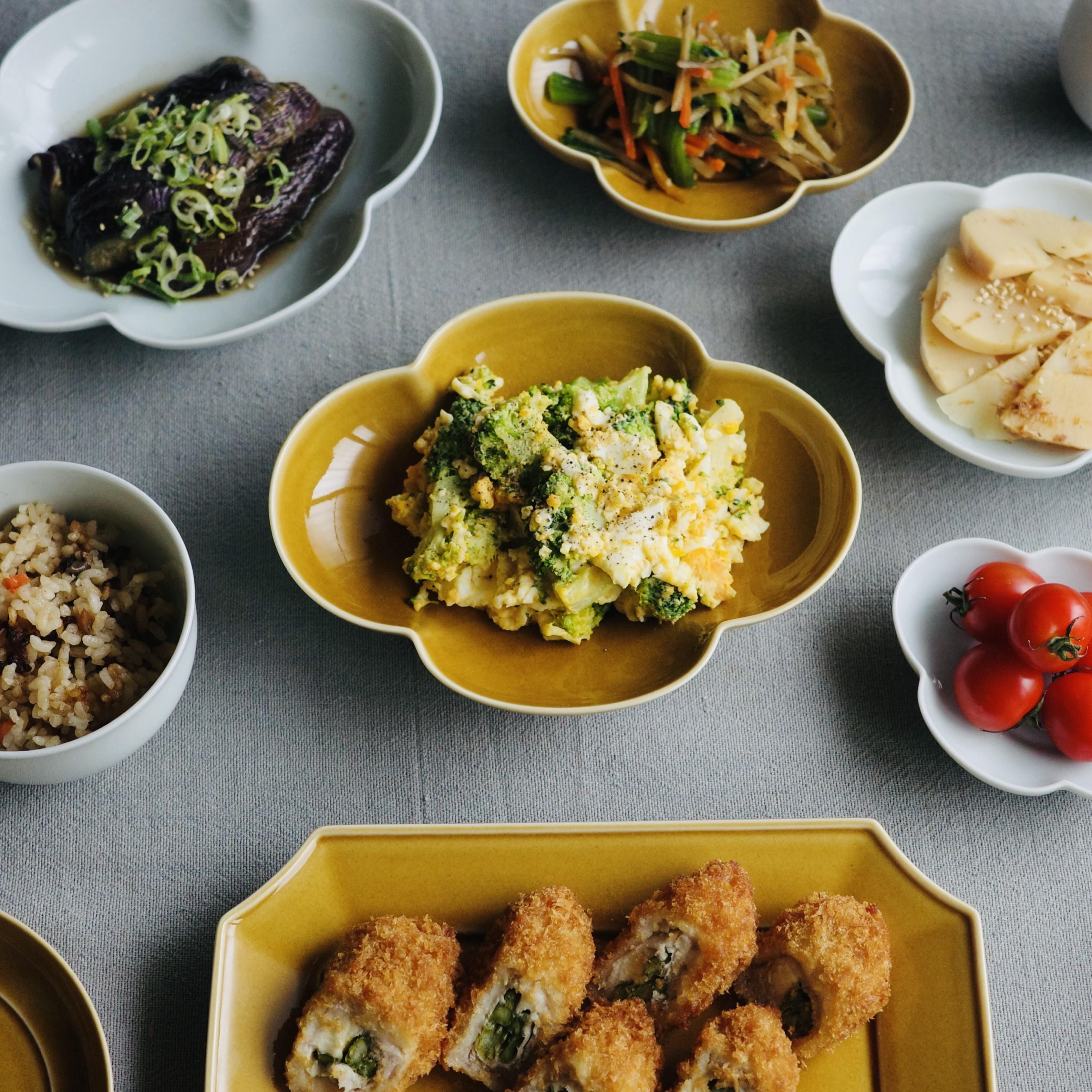 瑞々 mizu-mizu めし碗 お茶碗 飯碗 深山 小田陶器  長皿　角皿 魚皿 木瓜 長鉢  小鉢