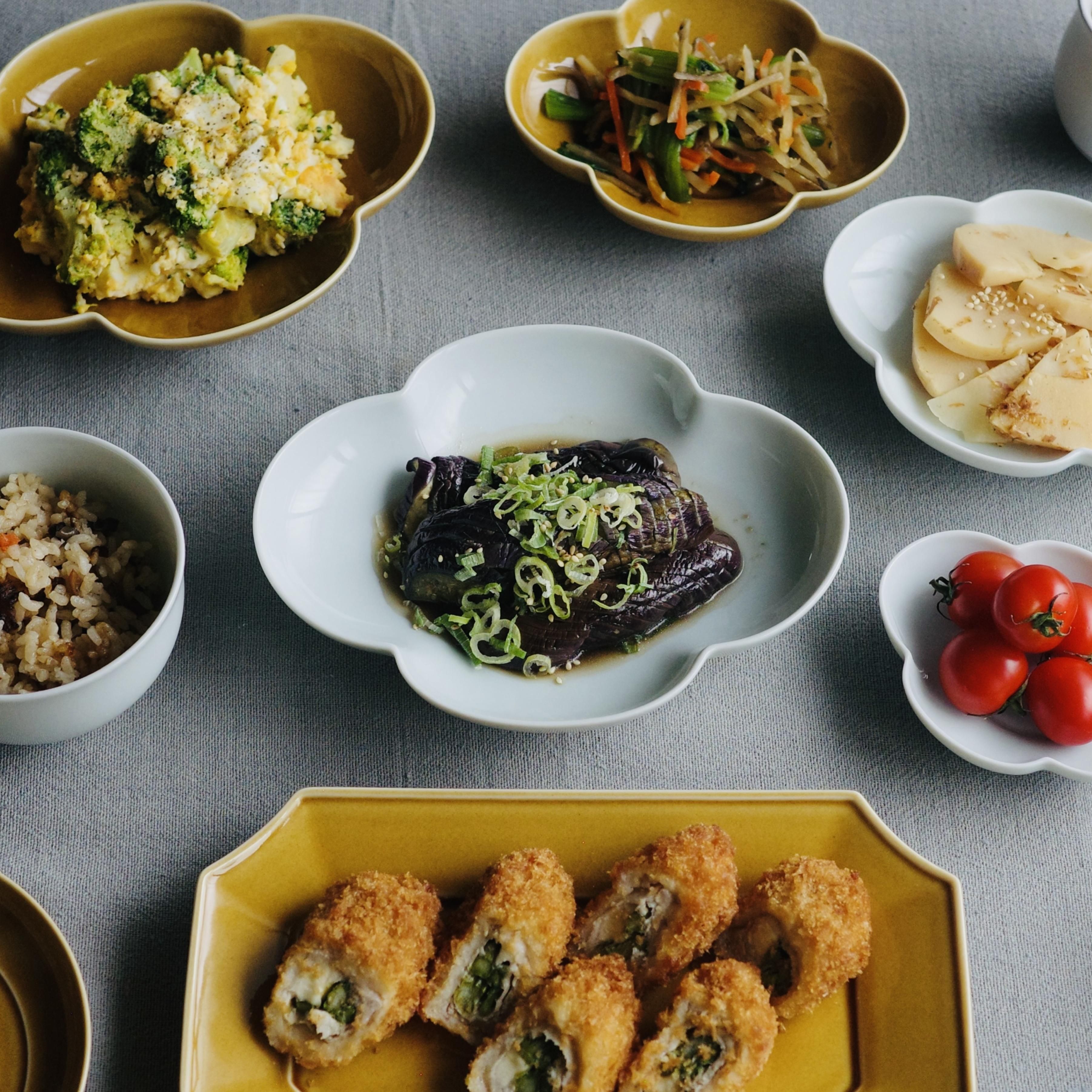 瑞々 mizu-mizu めし碗 お茶碗 飯碗 深山 小田陶器  長皿　角皿 魚皿 木瓜 長鉢  小鉢