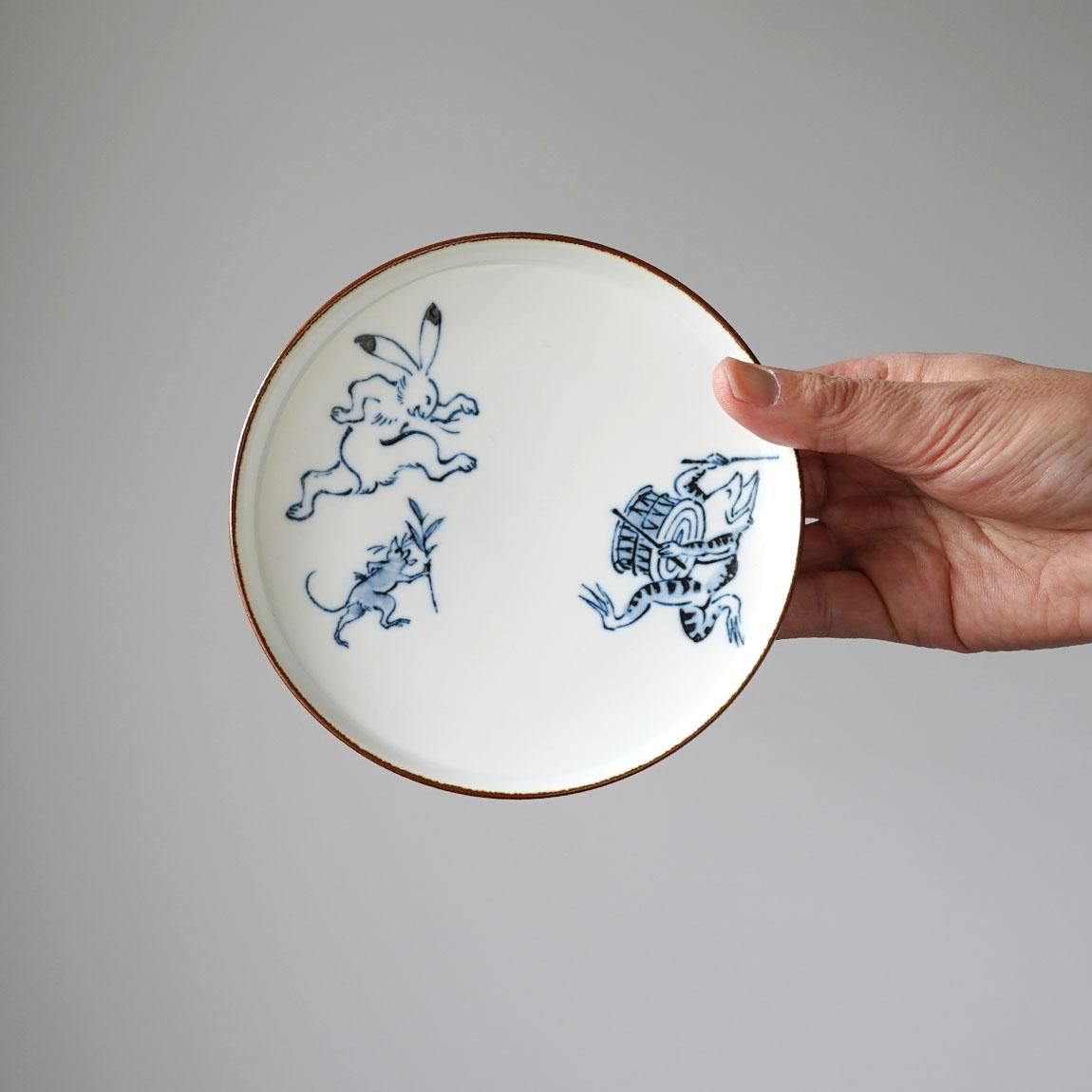 【超激レア】　任侠　土佐犬　記念品　深皿　008 BARBAR 鳥獣戯画 5寸皿 | 波佐見焼 おしゃれ食器 - Anchor Bridge