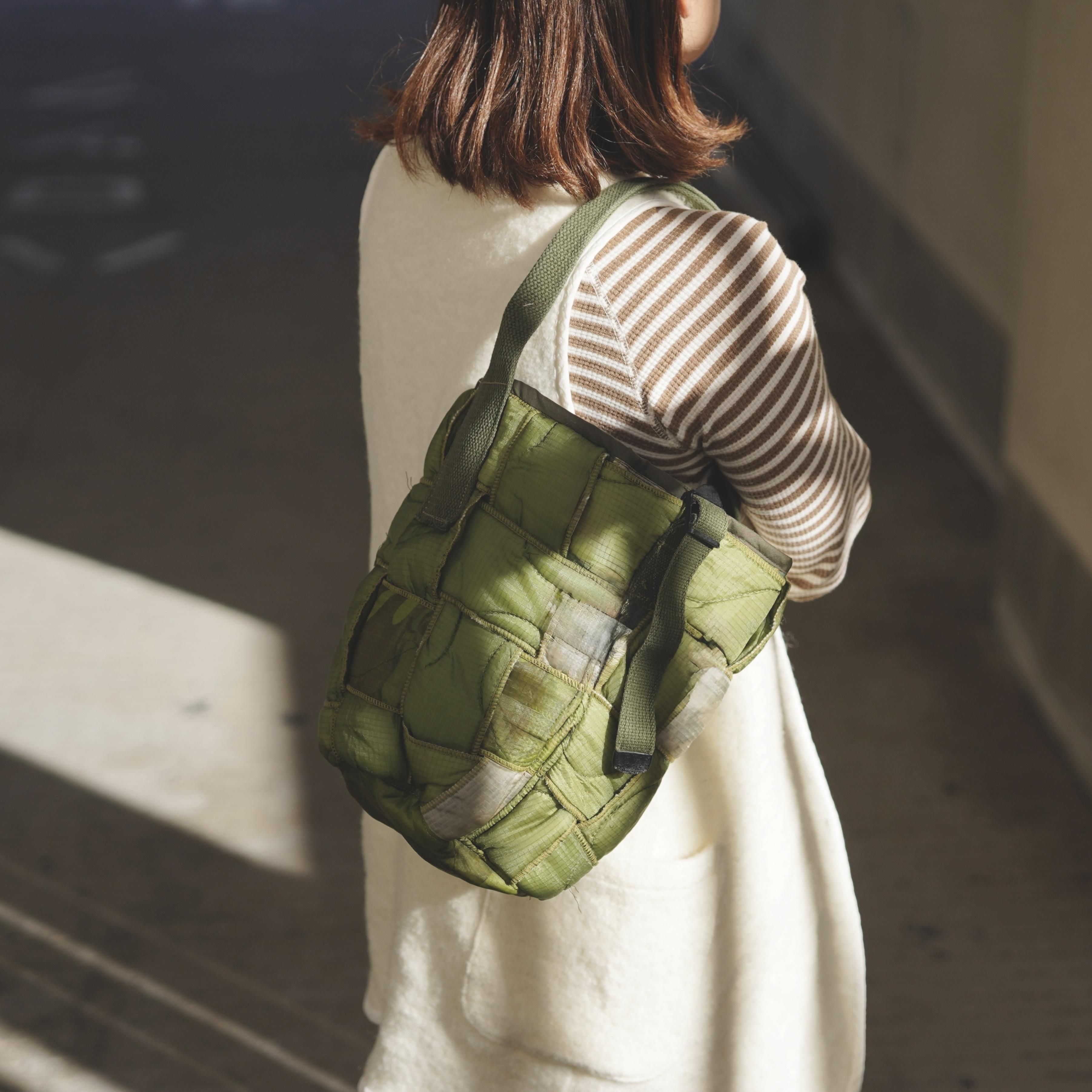 redad レダッド ミリタリーライナー 格子バケットバッグ キルティングアメリカ軍 military liner  リメイクバック