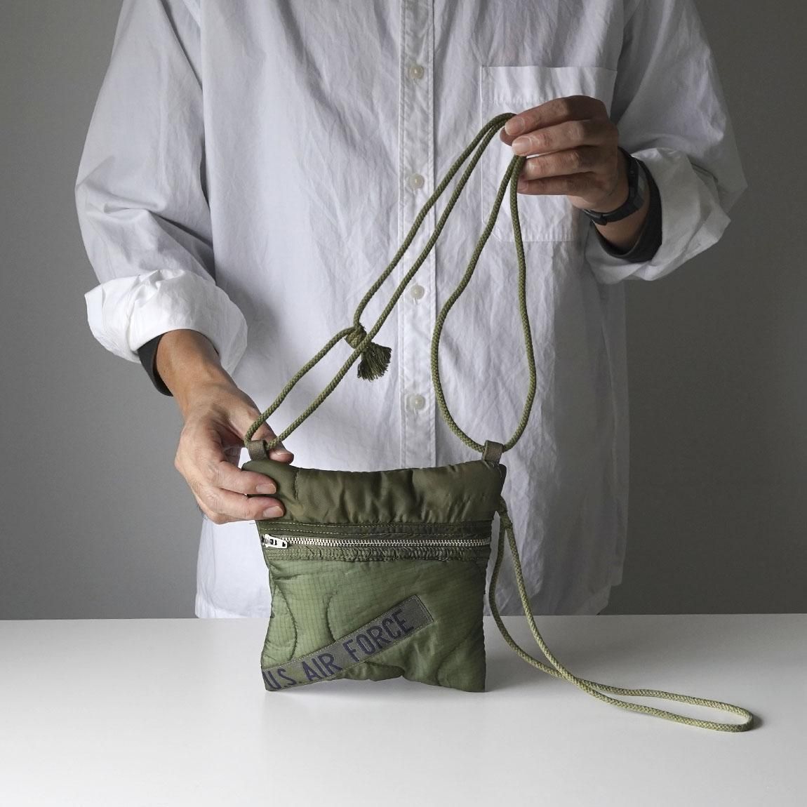 redad レダッド ミリタリーライナー 格子バケットバッグ キルティングアメリカ軍 military liner  リメイクバック