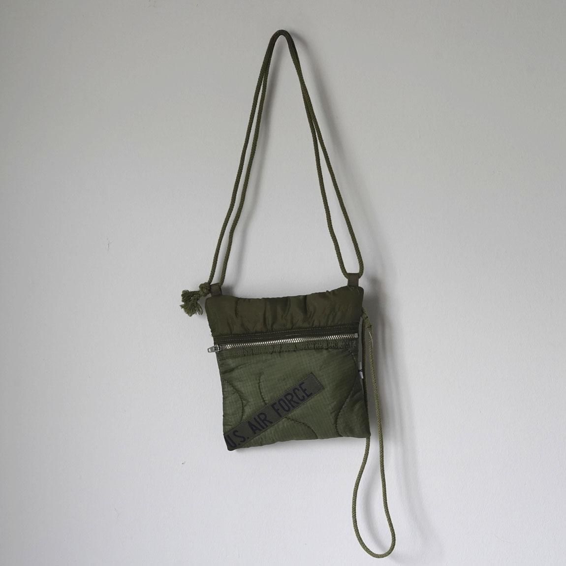 redad レダッド ミリタリーライナー 格子バケットバッグ キルティングアメリカ軍 military liner  リメイクバック